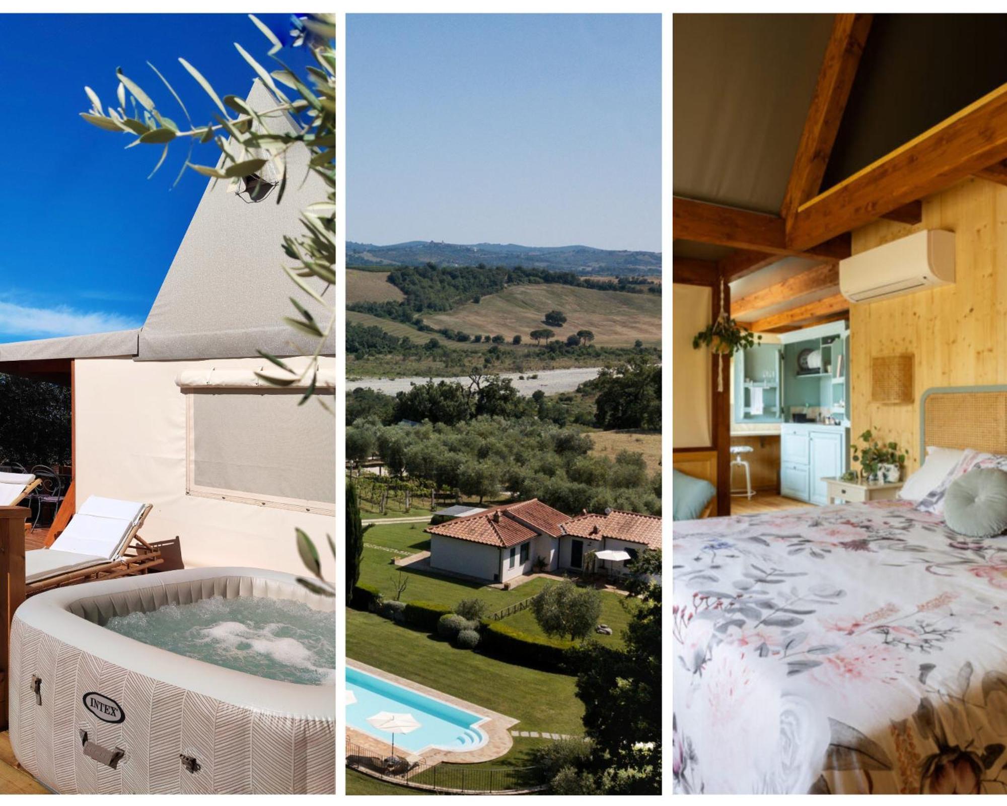 I Sicomori - Seme Di Carota - Glamping E Appartamenti Con Piscina A ซาตูร์เนีย ภายนอก รูปภาพ