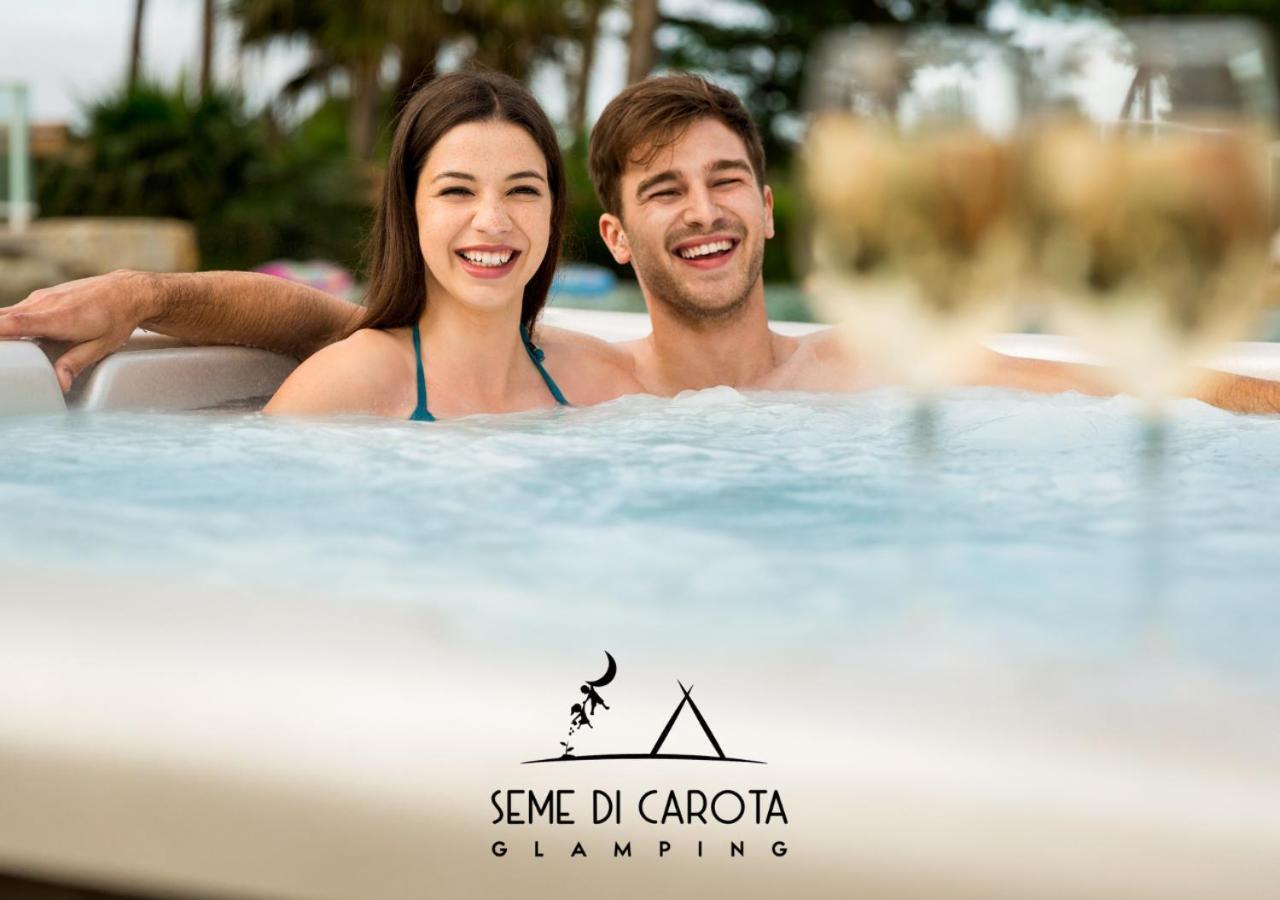 I Sicomori - Seme Di Carota - Glamping E Appartamenti Con Piscina A ซาตูร์เนีย ภายนอก รูปภาพ