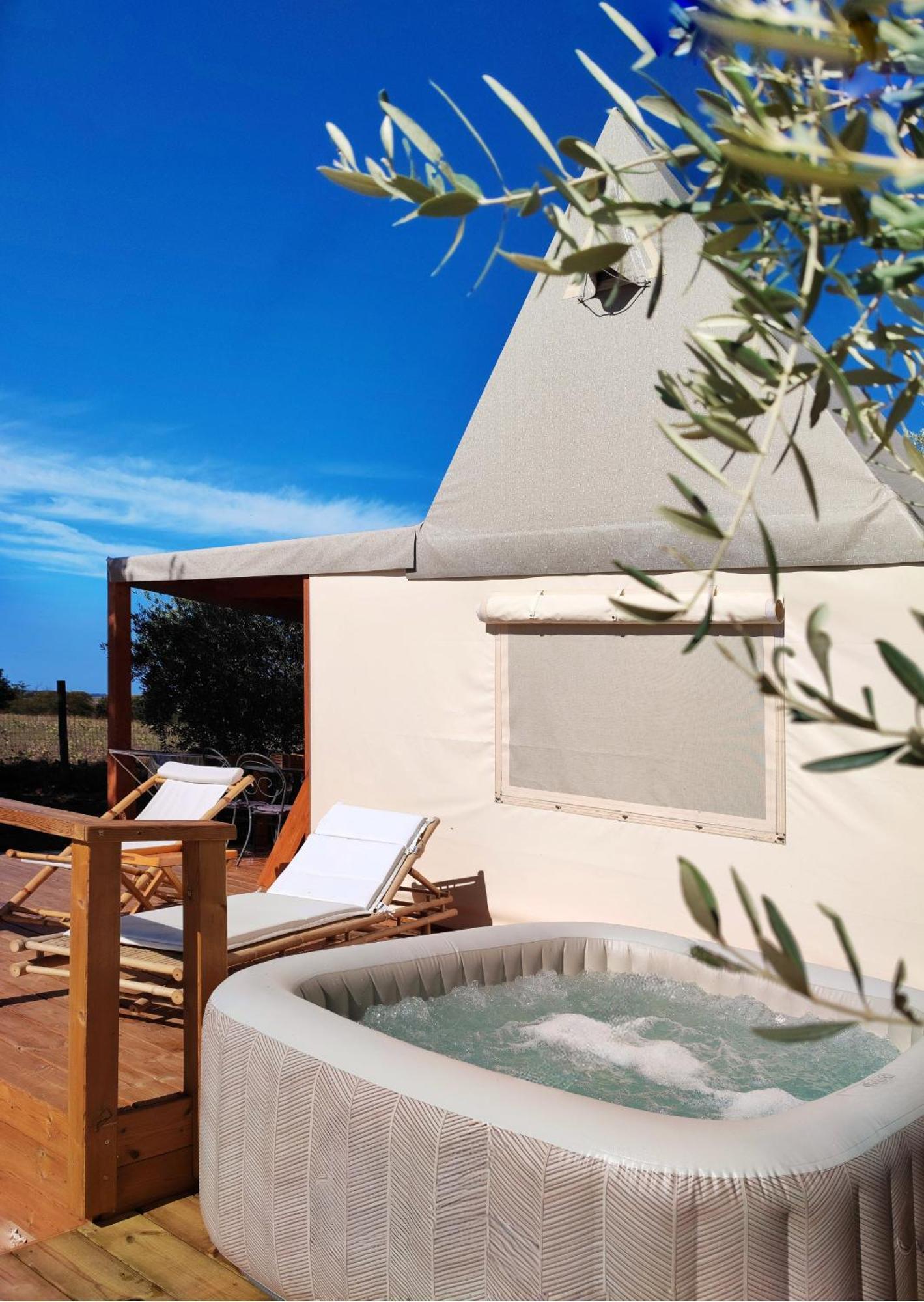 I Sicomori - Seme Di Carota - Glamping E Appartamenti Con Piscina A ซาตูร์เนีย ภายนอก รูปภาพ